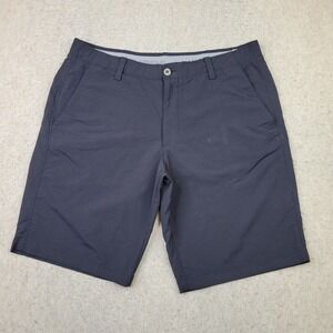 Under Armour Heat Gear Golf Chino Pants Mens 40‎ Black Performance 10" Inseam